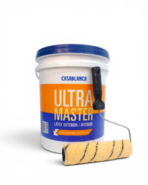 Combo Ultramaster Látex Interior Exterior Casablanca x20Lts con rodillo de REGALO!