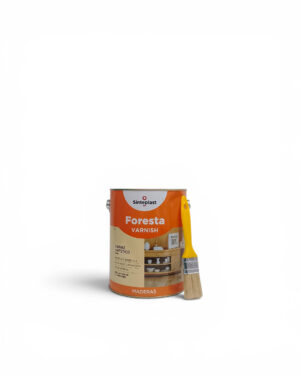 Combo Barniz interior Foresta Varnish - 4 litros + Pincel de regalo