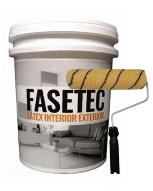 Polacrin Fasetec Látex Interior Ext 20l Blanco + Rodillo