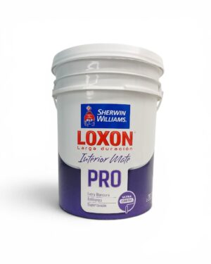 Pintura Latex Interior Sherwin Williams- Loxon Pro- Mate  20 Litros Color Blanco