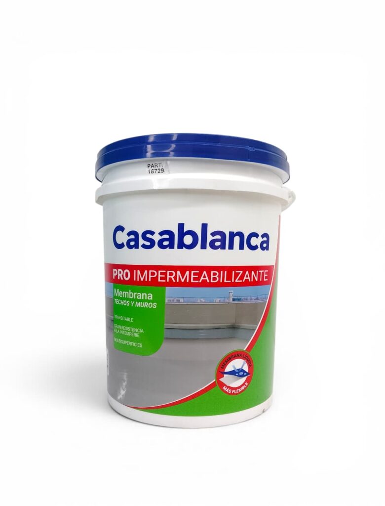 Membrana Liquida Techos Y Muros Casablanca Pro 20 Kg