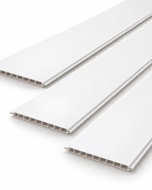 Cieloraso PVC tipo machimbre blanco 200mm ancho x 6mts largo
